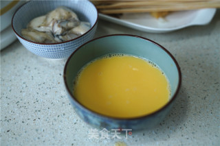 Oyster Steamed Egg Skewers Pot recipe