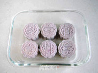 【purple Sweet Potato Snowy Mooncakes】--- Mooncakes with Zero Failure recipe