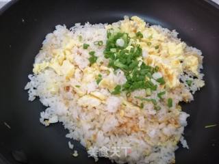 Improvised Garlic Egg Fried Rice recipe