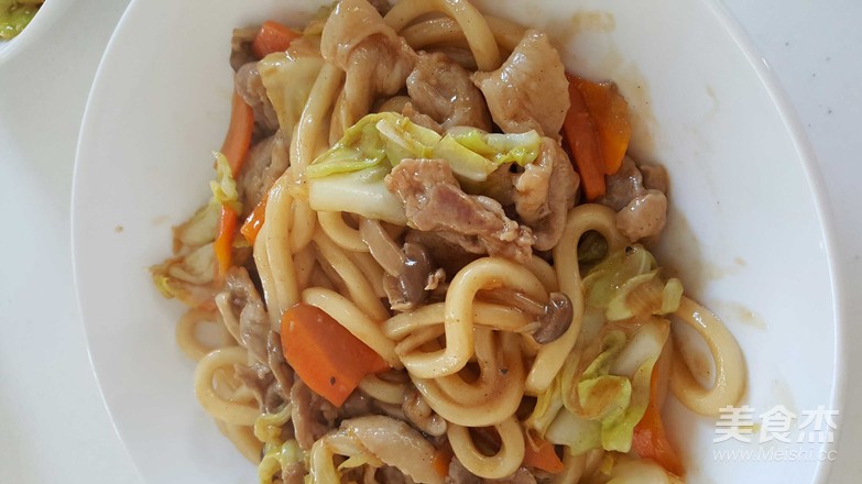 Fried Udon Noodles recipe