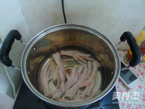 Spicy Braised Chicken Feet recipe