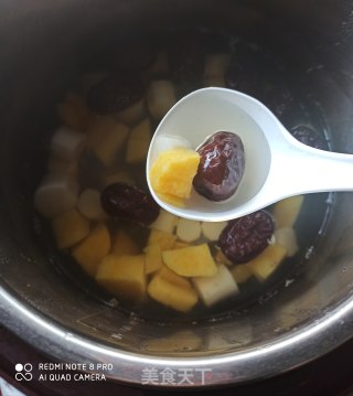 Sweet Potato, Yam and Red Date Soup recipe