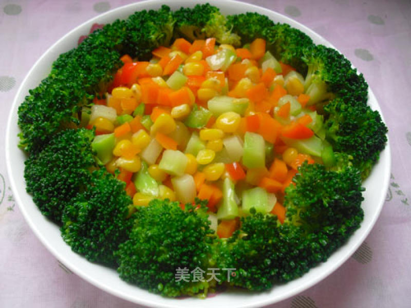 Stir-fry with Broccoli and Colorful Vegetables recipe