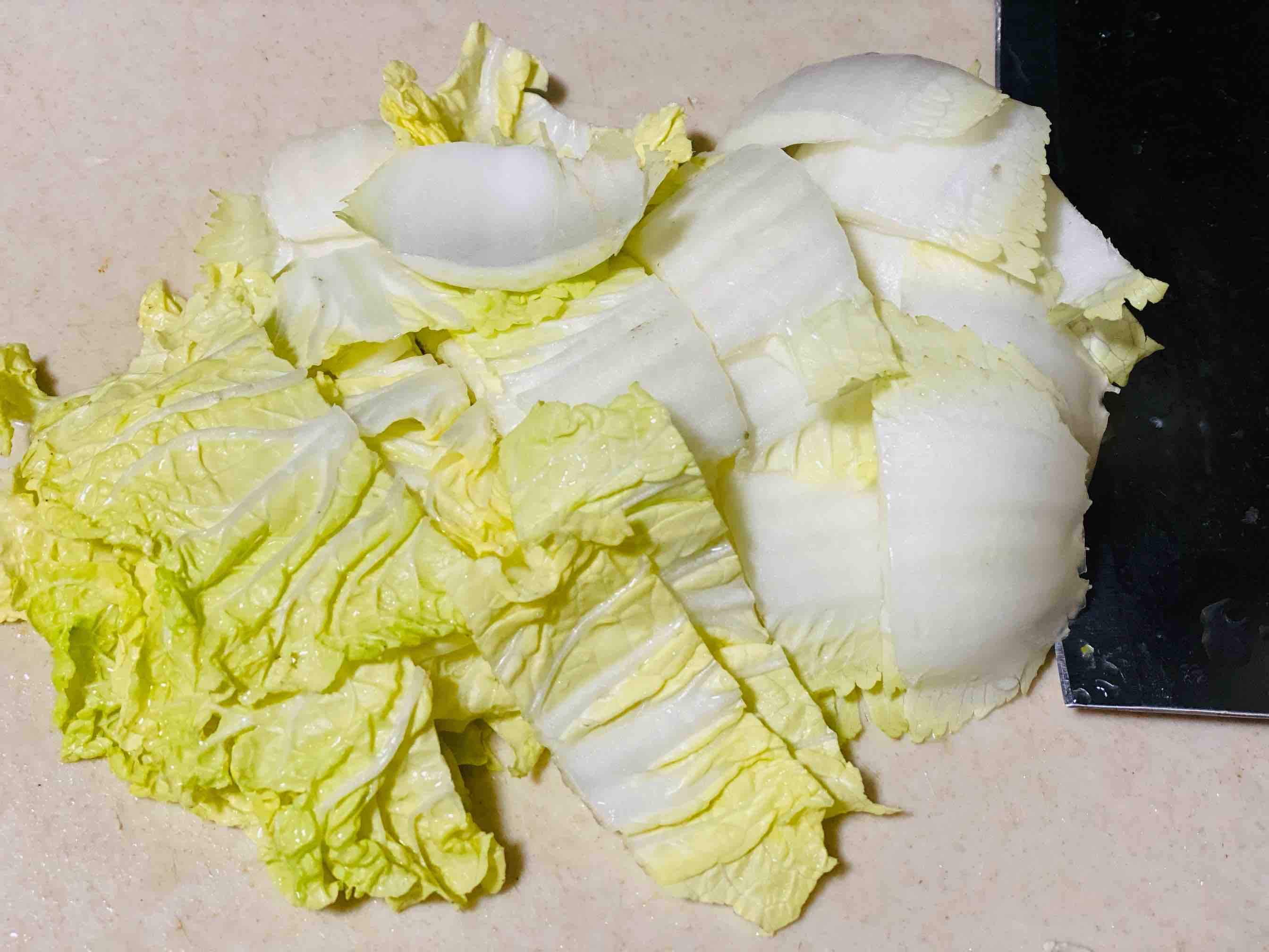 Stir-fried Cabbage with Tofu in Soy Sauce recipe