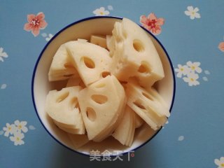 Sweet and Sour Lotus Root Slices recipe