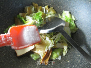 Stir-fried Cabbage with Mustard recipe