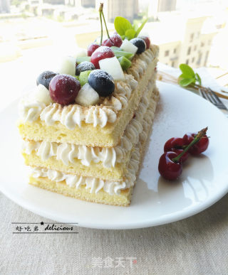 Fruit Naked Cake recipe