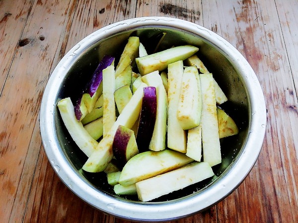 Fried Eggplant with Chili recipe