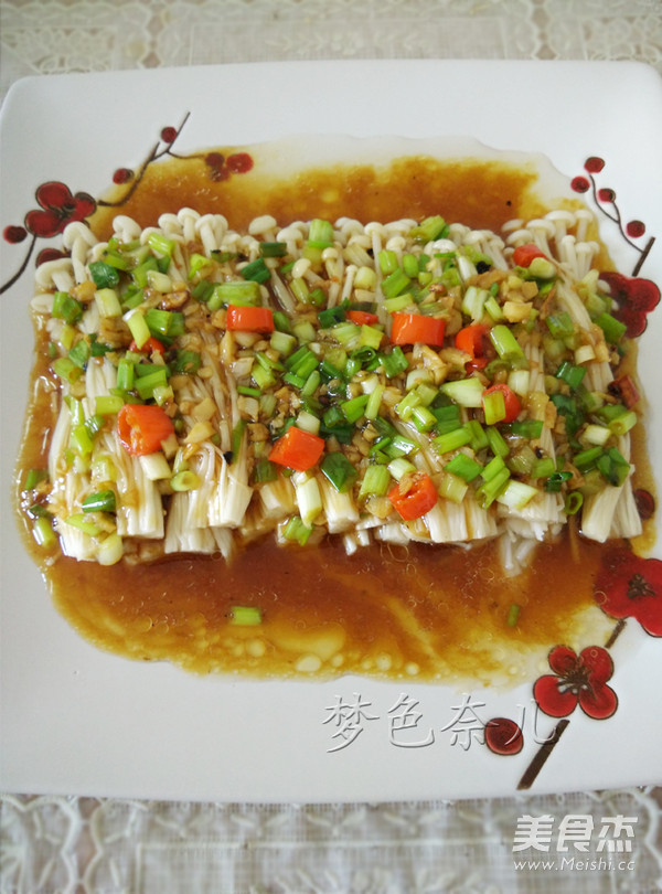 Enoki Mushroom with Oyster Sauce recipe