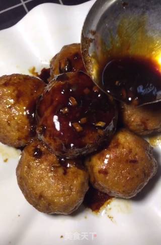 Braised Tofu Meatballs recipe