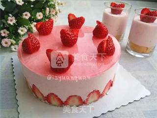 6 Inch Strawberry Mousse Cake recipe