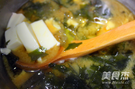 Clam Tofu Miso Soup recipe