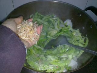 [shrimp and Mustard Greens] recipe