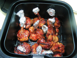 Air Fryer Roasted Barbecued Barbecued Chicken Wing Roots recipe