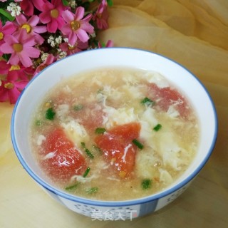 Tomato Egg Soup recipe