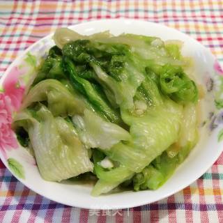 Stir-fried Lettuce with Garlic recipe