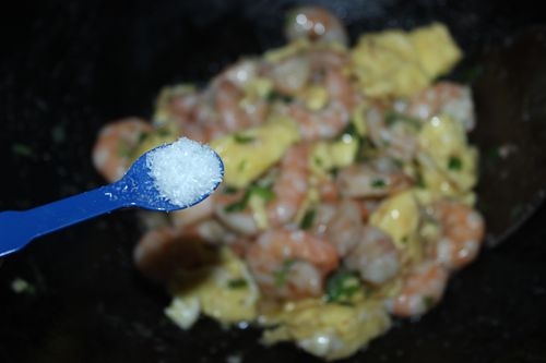 Scrambled Eggs with Shrimp recipe