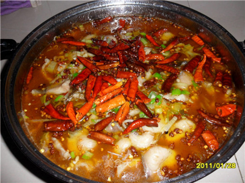 Red Fire Boiled Fish recipe