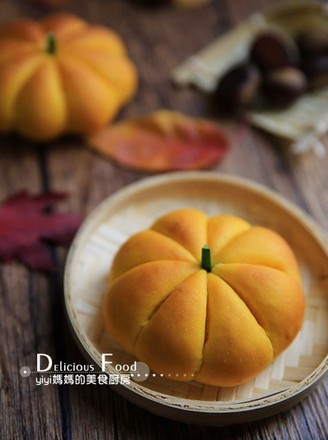 Pictograph Pumpkin Bean Paste Bread