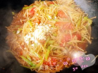 Hot and Sour Potato Shreds recipe