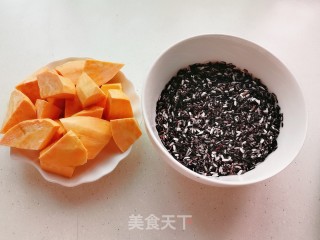 Purple Rice and Sweet Potato Porridge recipe