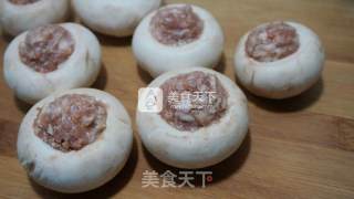 Microwave Version of Mushroom Stuffed Meat recipe