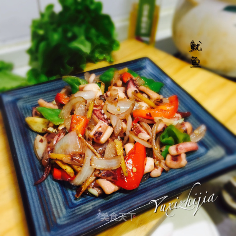 Double Pepper Fried Squid recipe