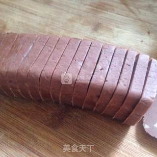 Chocolate Nut Square Cookies recipe