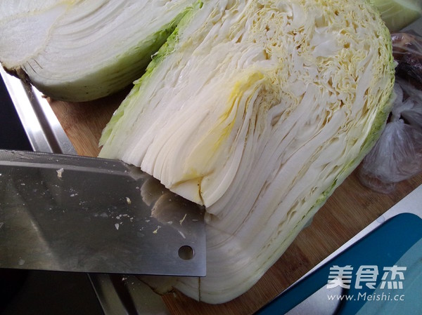 Cabbage Heart Mixed with Jellyfish Skin recipe