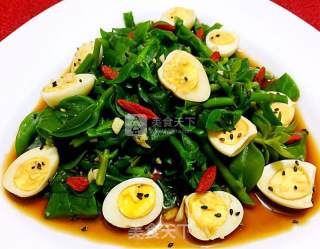 Ice Grass Encounters Quail Eggs recipe