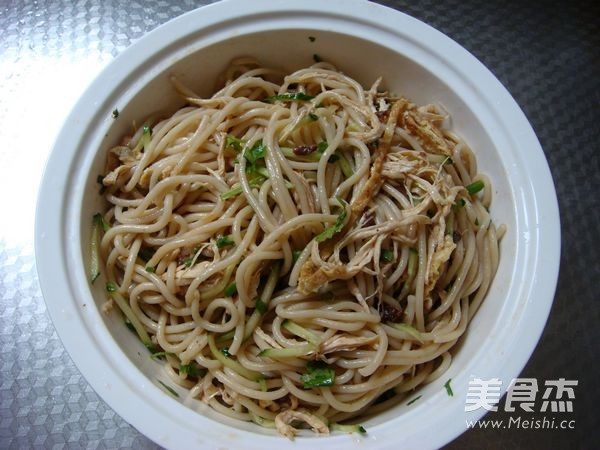 Cold Chicken Noodles recipe