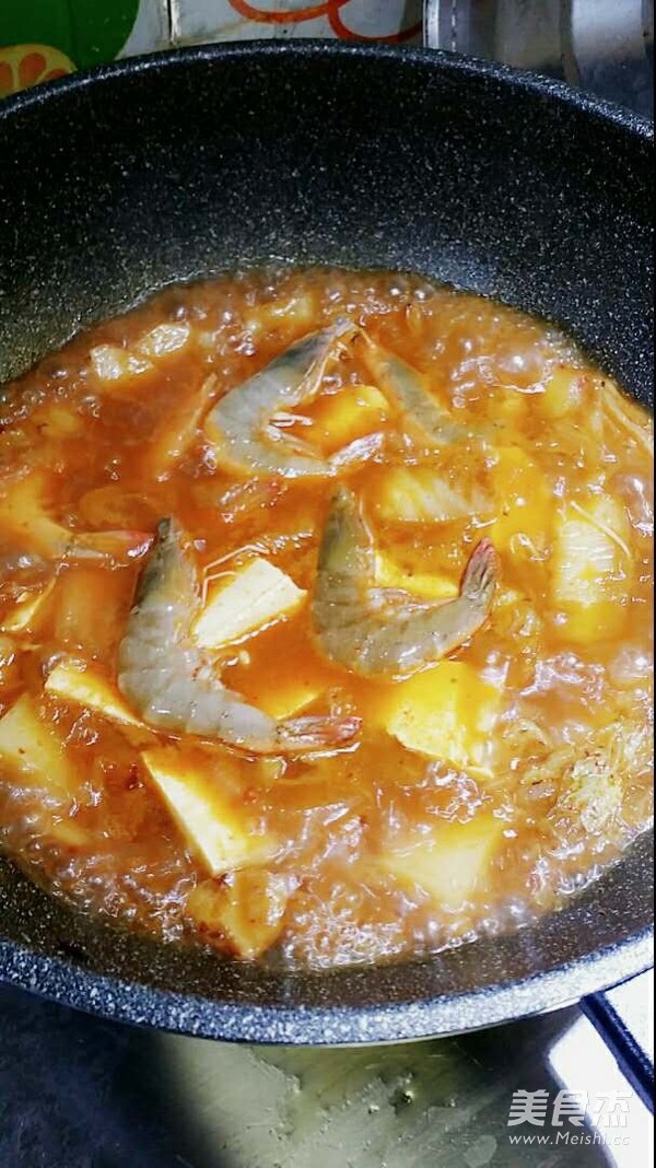 Korean Seafood Tofu Soup recipe