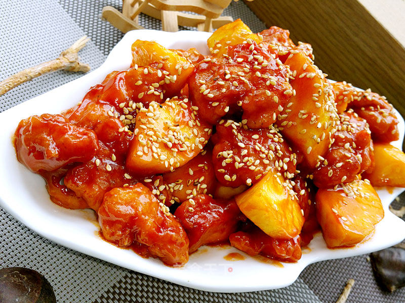 Apple Sweet and Sour Pork recipe