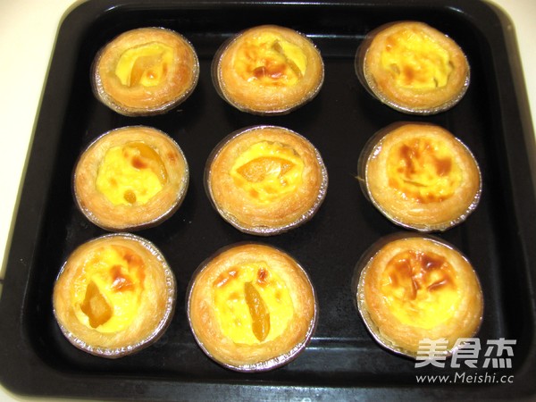 Yellow Peach Egg Tart recipe