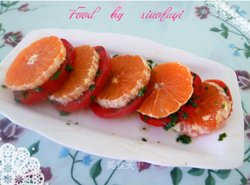 Fragrant and Refreshing Tomato Blood Orange Clip recipe