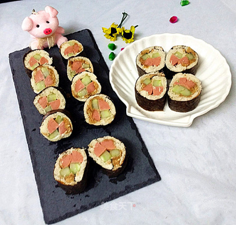 [japanese and Korean] Breaded Ham Sushi recipe