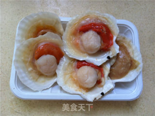 Steamed Scallops with Garlic Vermicelli recipe