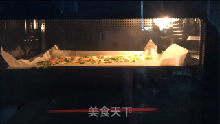 Salted Egg Yolk Ham Cake Roll recipe