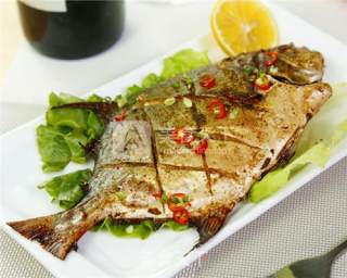 The Practice of Cumin Roasted Golden Pomfret recipe