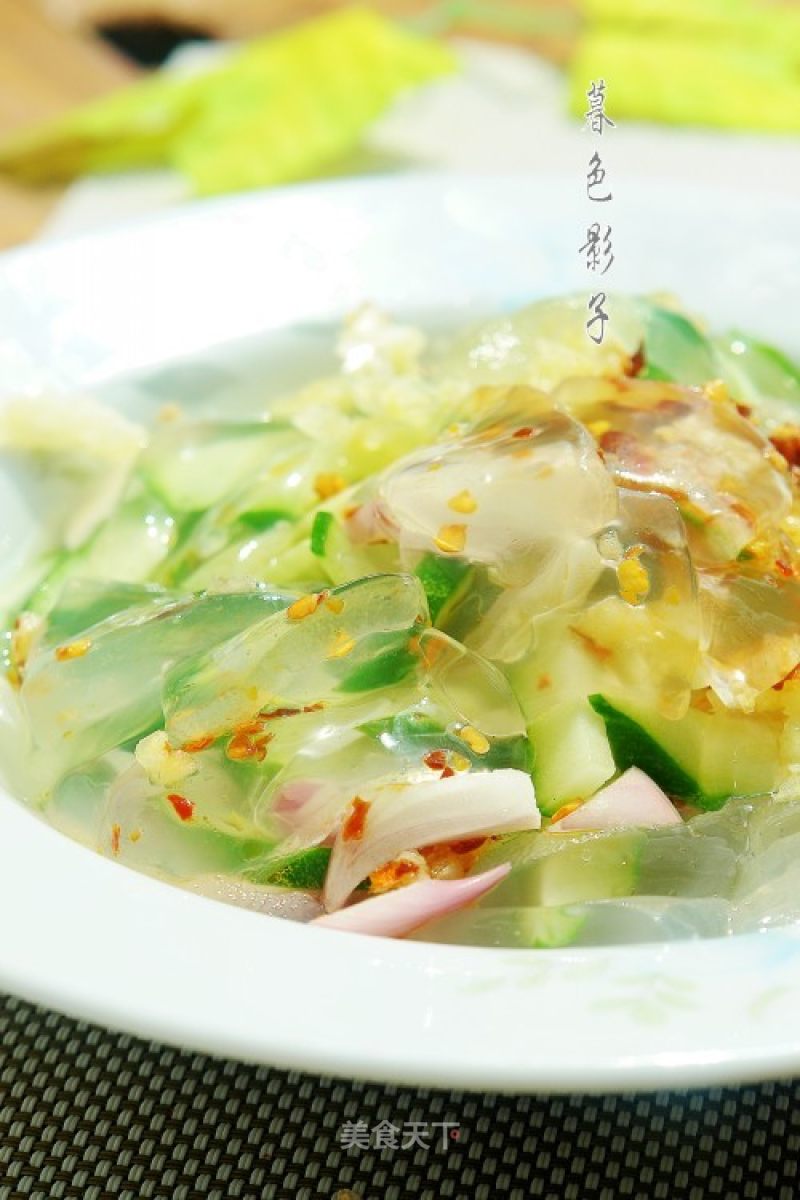 Crystal Clear ~ Mixed with Fresh Jellyfish recipe