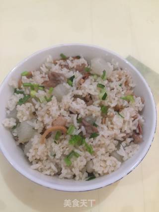 White Radish Rice recipe