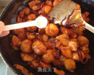Fish Balls in Red Braised with Rice recipe