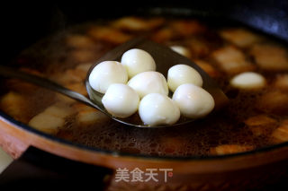 Braised Pork with Quail Eggs recipe