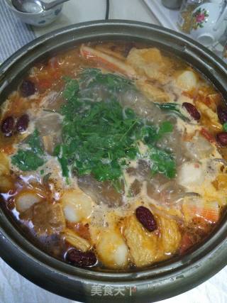 Duck Leg Beef Hot Pot recipe