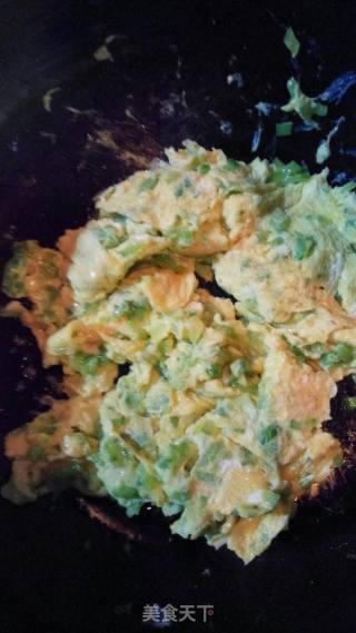 Scrambled Eggs with Green Peppers recipe