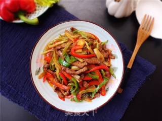 Three-color Shredded Beef recipe