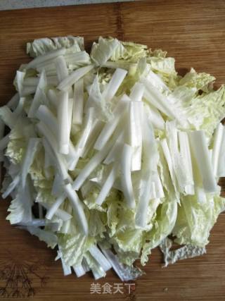 Fried Cabbage with Seaweed and Carrot recipe