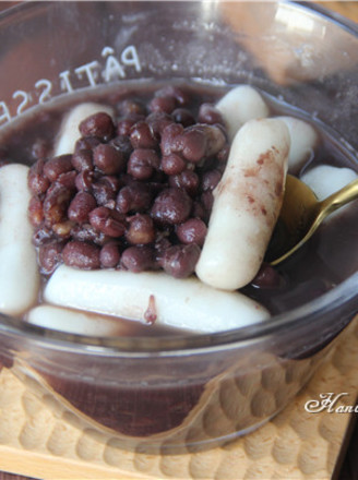 Red Bean Rice Cake Soup