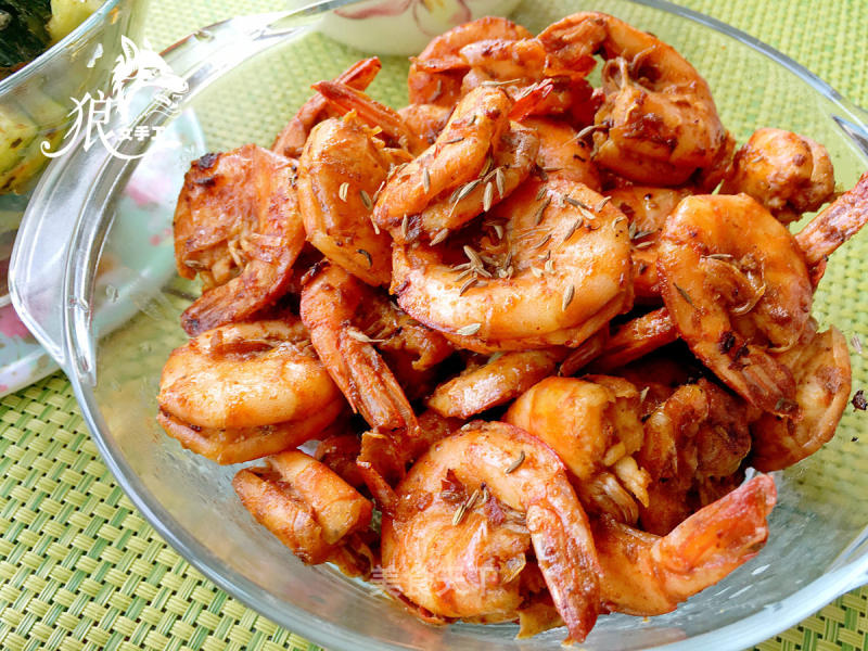 Stir-fried Shrimp with Garlic Sauce recipe