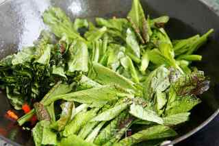 Vegetarian Stir-fried Mustard Greens recipe